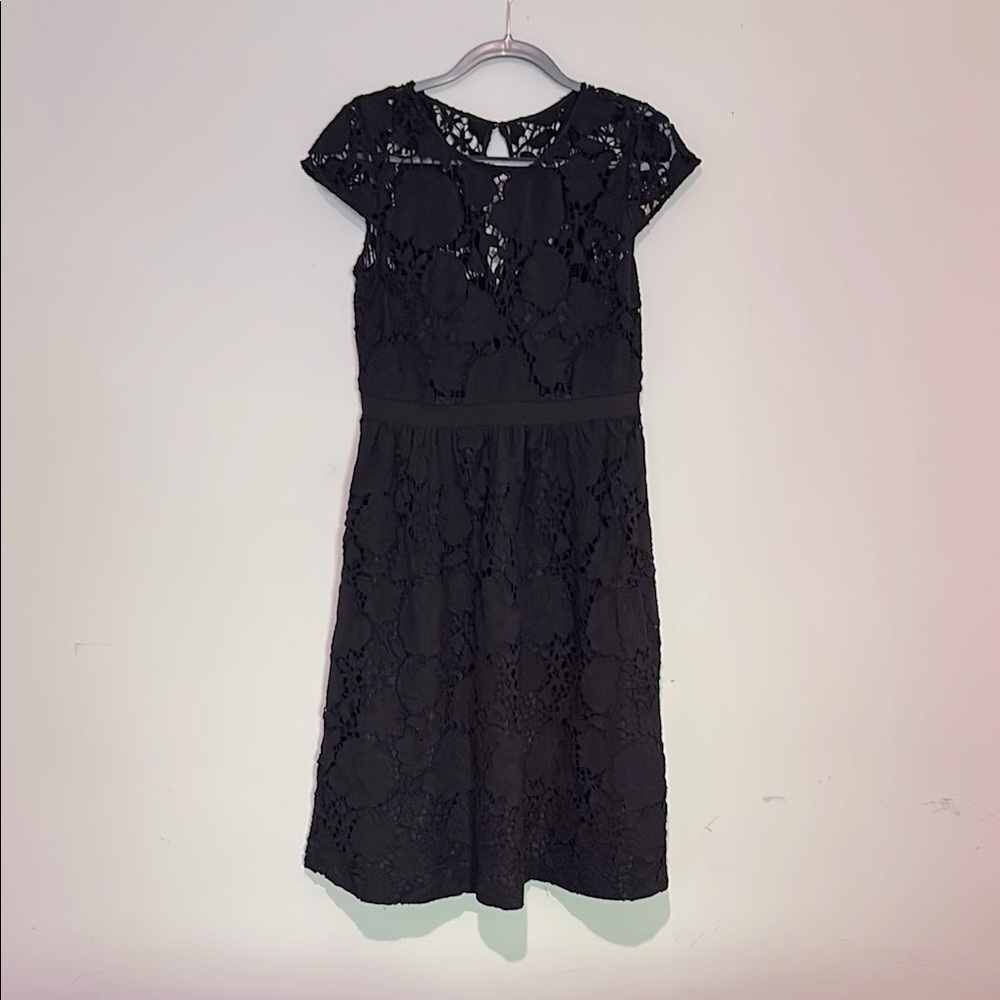 Elegant Black Lace Dress